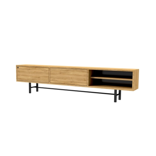 Szafka RTV-58 Drewno Lite Dąb Loft Lakier Rozmiary od 100 cm do 200 cm PREMIUM